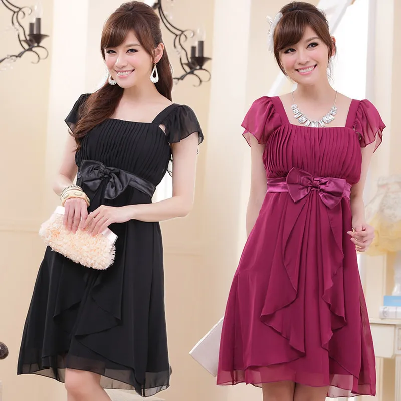 Летнее женское Модное шифоновое Плиссированное короткое платье большого