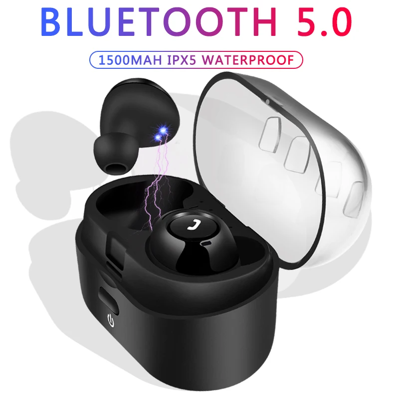2019 LIGE Capsule TWS беспроводные наушники V5.0 Bluetooth гарнитура глубокий бас стерео звук