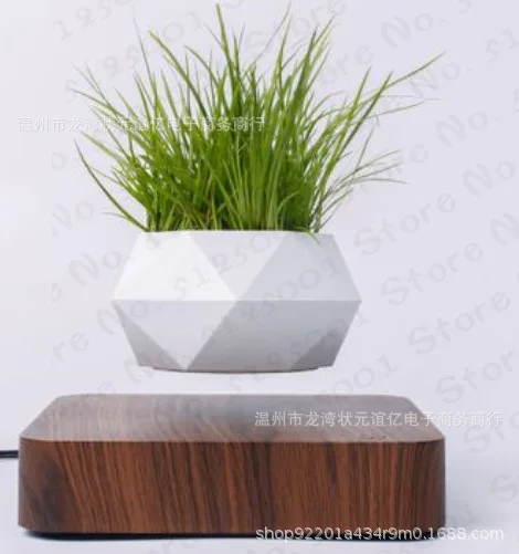 

Magical Levitating Air Bonsai Pot EU/UK/AU/US Plug Magnetic Levitation Flower Pot Planter Indoor Potted Plants For Decorating
