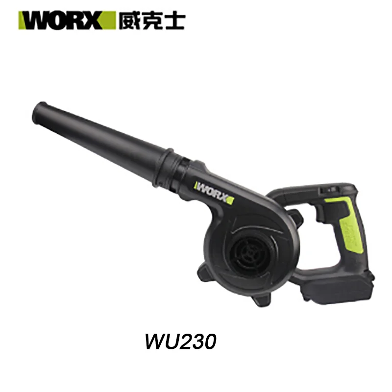 WORX WU230 20V Lithium air blower remove dust for computer machine scraps 3 shaft speed 20Vpower share battery tools WU230 Blowe