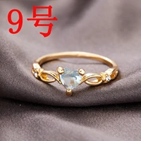 trendy small heart rhinestone simple wedding engagement ring exquisite crystal women girlfriend charm ring romantic jewelry gift