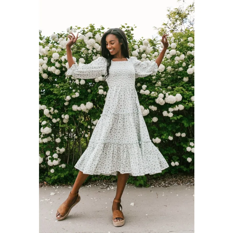 

Женское плиссированное платье миди с цветочным принтом, короткое элегантное праздничное платье составного кроя без рукавов и с оборками, л...