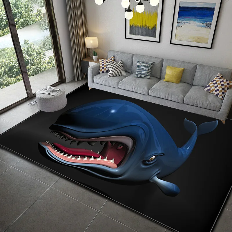 

3D living room carpet bed dining mat size customization