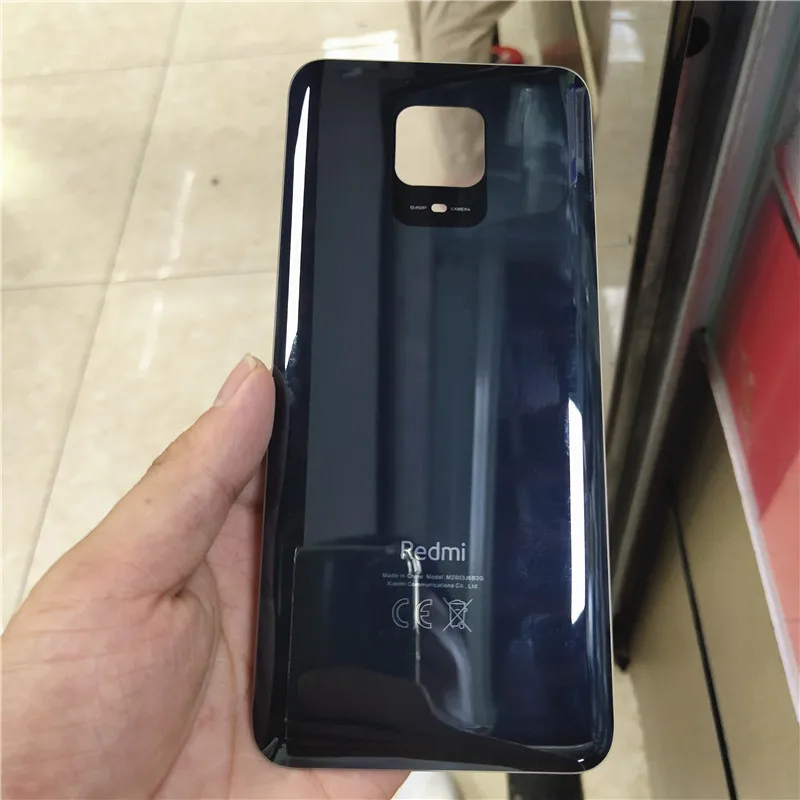 

Новое заднее стекло для Xiaomi Redmi Note 9 Pro 9S (64 мп), Крышка батарейного отсека, задняя панель корпуса