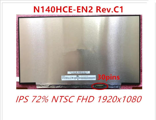14, 0 N140HCE-EN2 Rev. C1 IPS 1920X1080 30pin eDP     -