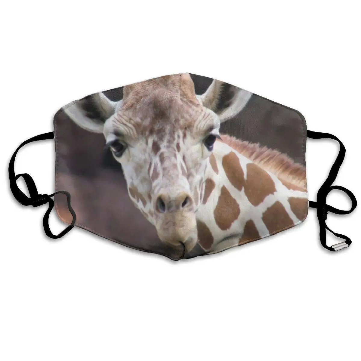 

Portrait Of A Giraffe Washable Reusable Mask, Cotton Anti Dust Half Face Mouth Mask For Kids Teens Men Women With Adjustable