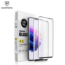 SmartDevil Full Cover Tempered Glass For Samsung Galaxy S21 Ultra S20 FE S21Plus Screen Protector HD Anti Scratch