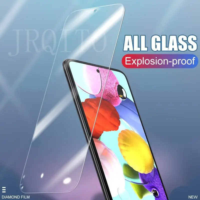 

4Pcs Full Cover Tempered Glass for Samsung A50 A51 A52 A20E A71 A72 A20 Screen Protector for Samsung A10 A30 A12 A32 A40 M30 M31