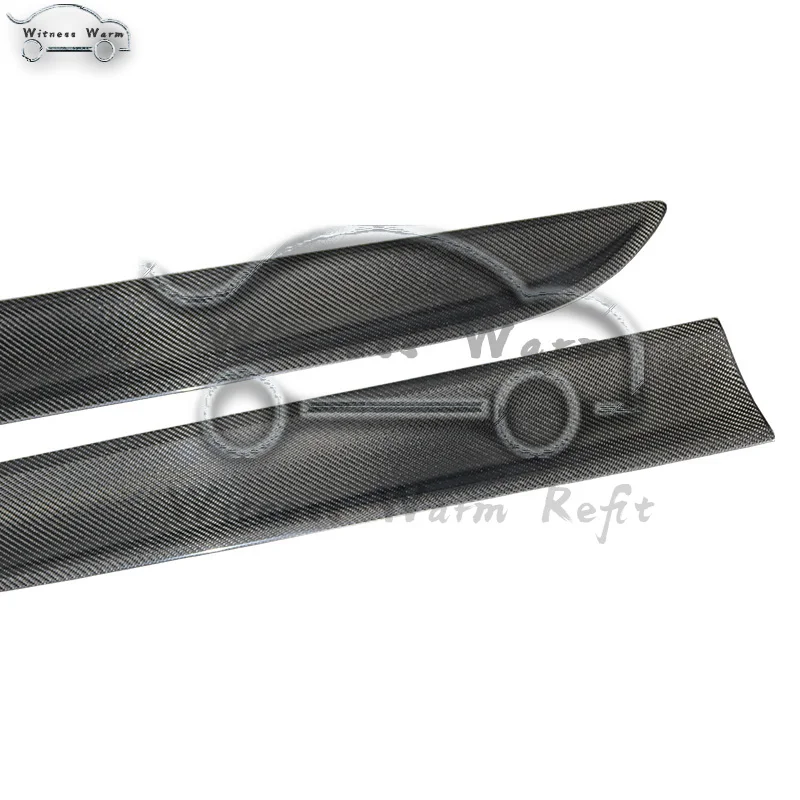 4 шт./компл. декоративные наклейки из углеродного волокна для боковой дверной