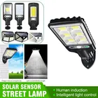 Уличный светильник на солнечной батарее, с пик-датчиком движения, водонепроницаемый, 260LED