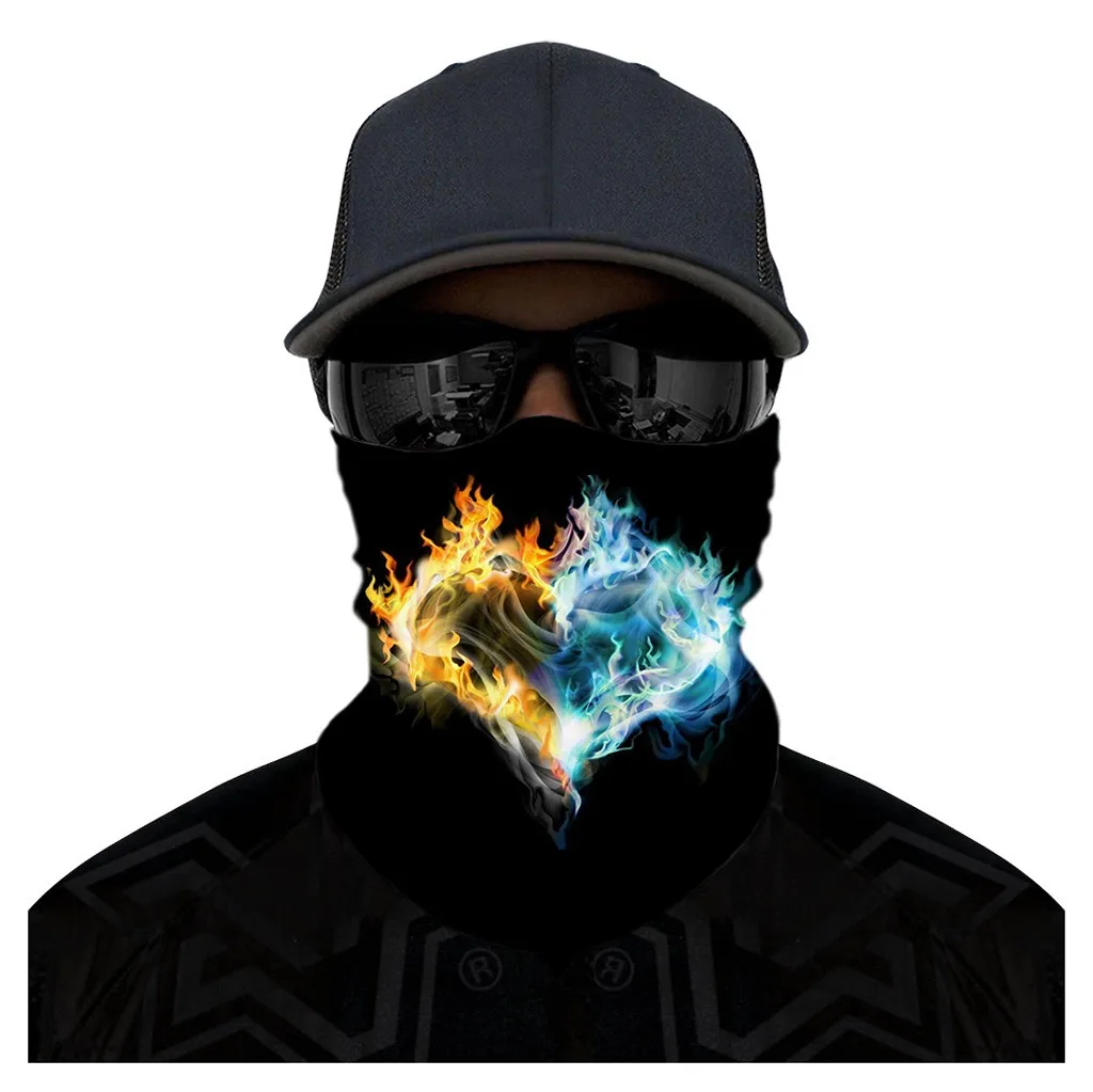 Летний бесшовный Черный волк 3dmagic аксессуары для девушек унисекс езды на