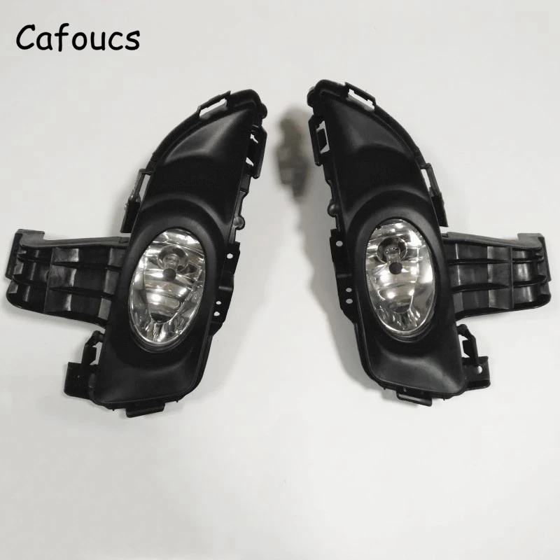 Автомобильные передние противотуманные фары Cafoucs 1 пара для Mazda 3 Sedan 2003 2004 2005 2006