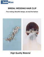 high class bridal hair clip headband fashion wedding headwear for bride hair accessories
