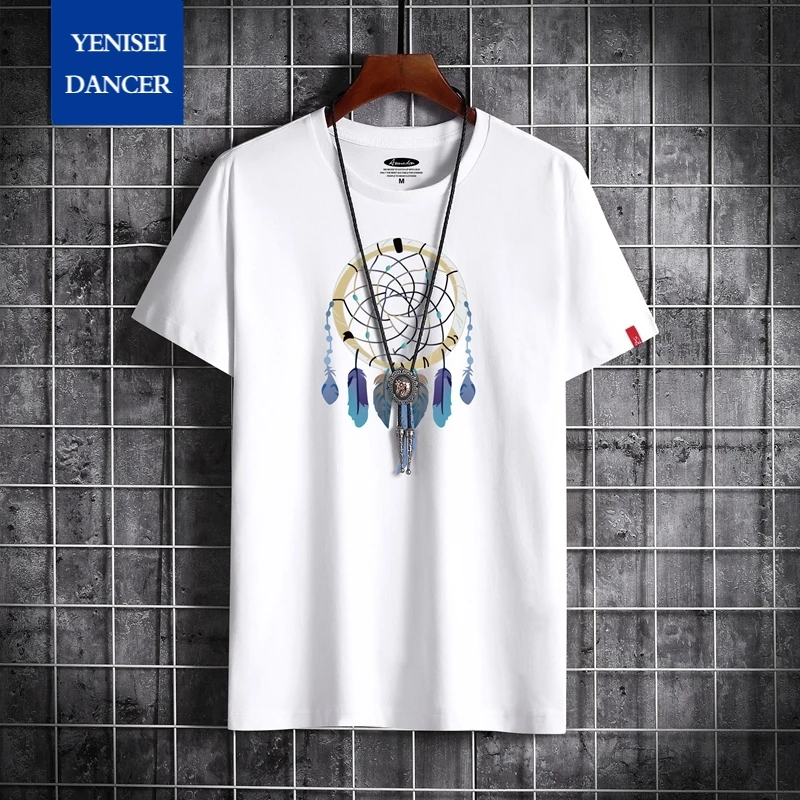 Мужские футболки с принтом ангелов и перьев новинка 2020 брендовая летняя желтая