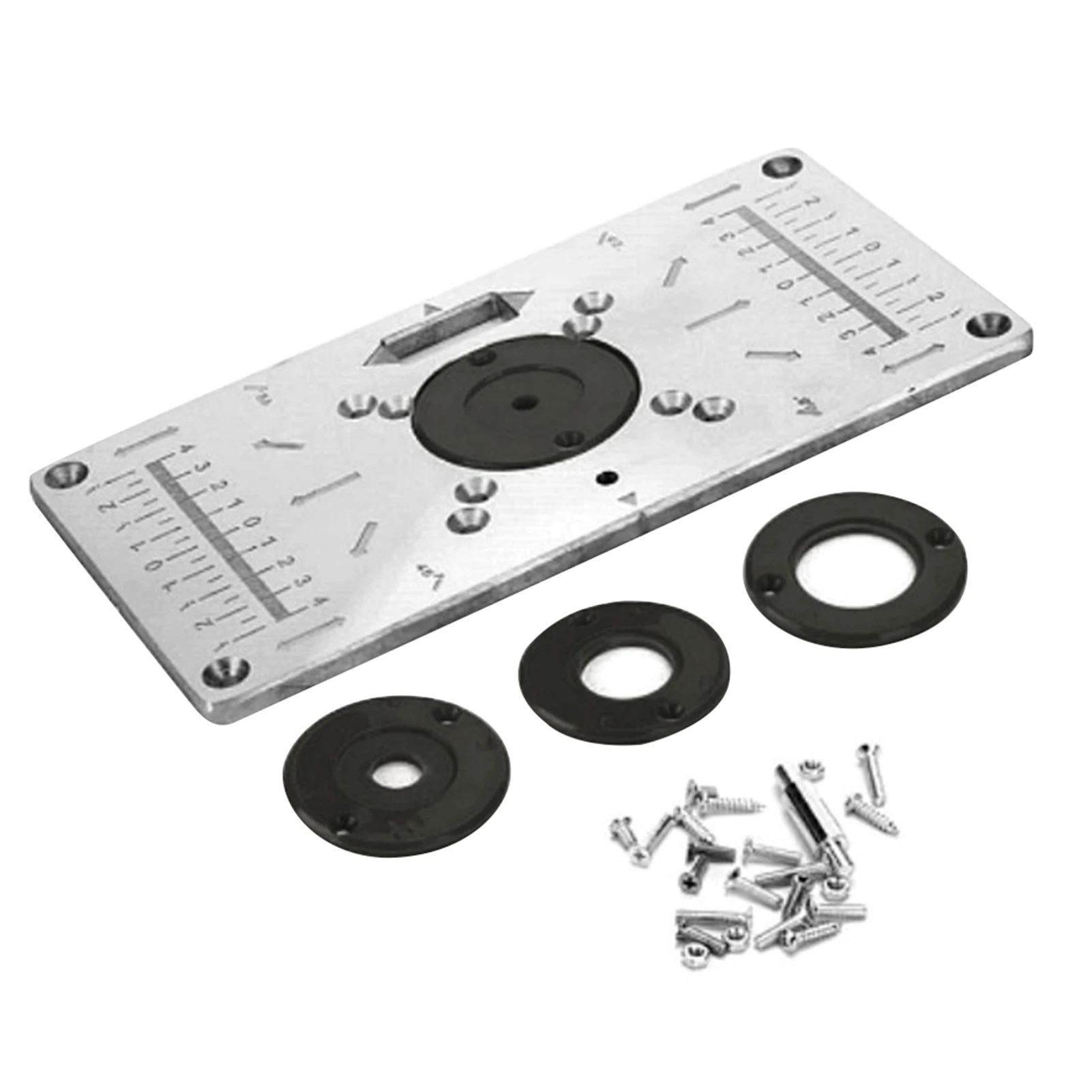 

Aluminium Alloy Replacement Parts Carving Repair Insert Plate For Woodworking Trimming Machine Flip Panel Durable Multifunction