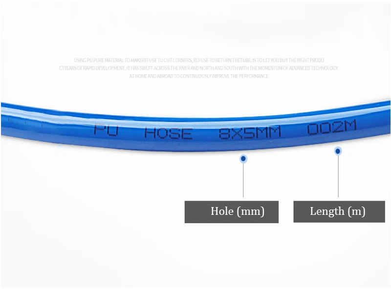5 meters Pneumatic Tube Air Tubing Component Hose 4mm 6mm 8mm 10mm 12mm PU Pipe Line for Compressor | Обустройство дома