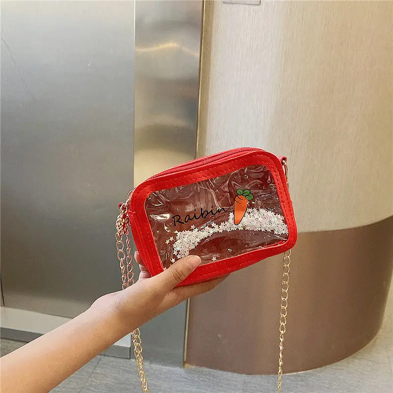 

Children's Sequins Small Square Shoulder Bag Cute Fashion Girls Mini Crossbody Bags Baby Kids Accessories Coin Purse Handbags