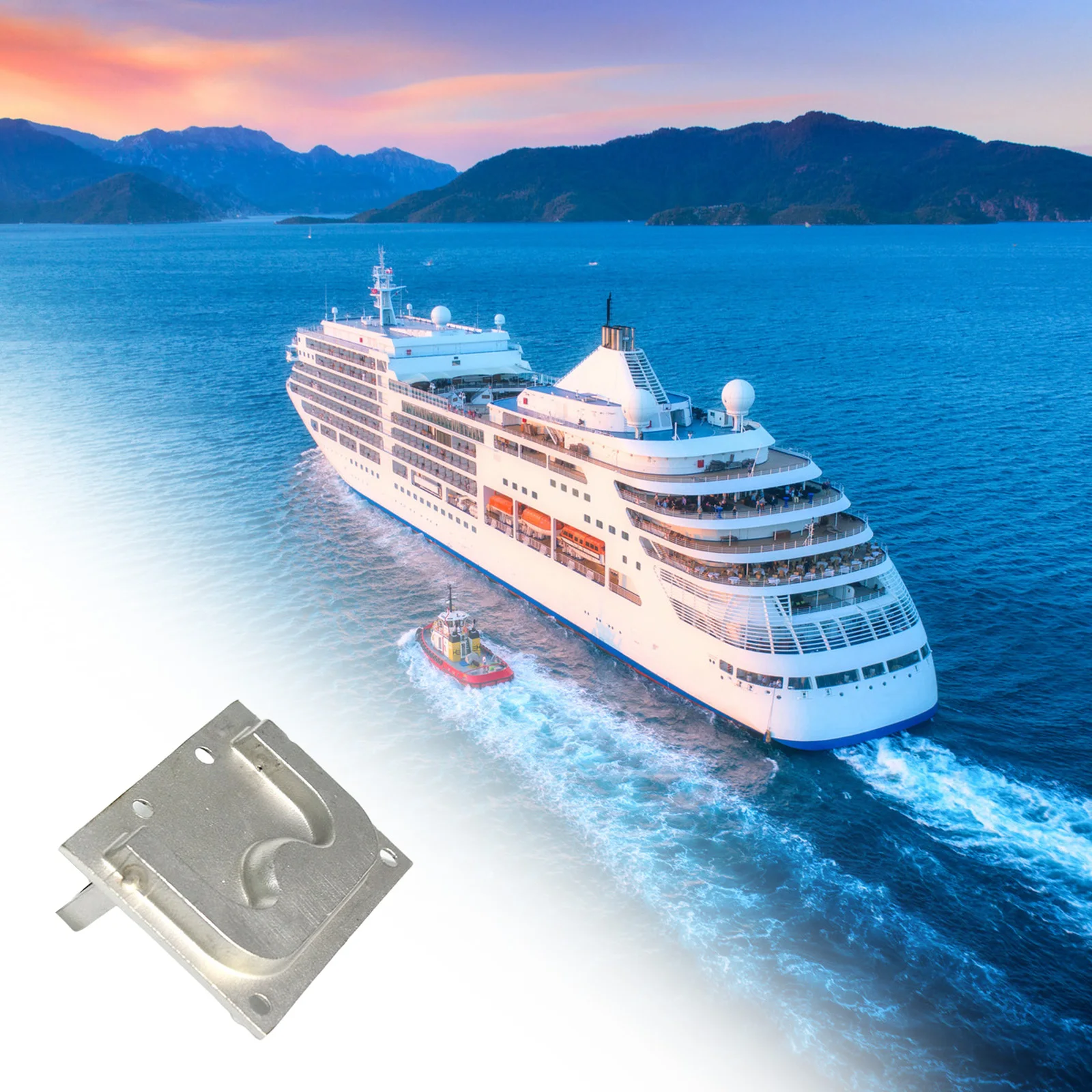 

Ручка для лодки из нержавеющей стали, широко используемая ручка для лодки, Люка из нержавеющей стали, высокая твердость, Тяговая ручка для л...