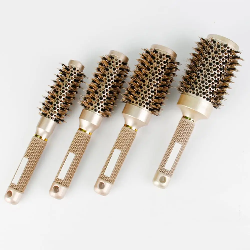 Керамическая расческа для волос Антистатическая круглая щетка устойчивая к