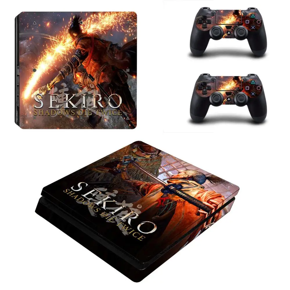 Sekiro тени для век под давлением дважды PS4 тонкий Стикеры Play station 4 кожи наклейка