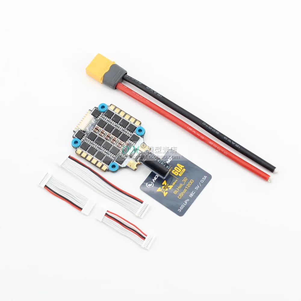 Контроллер полета Hobbywing XRotor F4 G3 с Micro 60A 4 в 1 BLHeli-32 DShot1200 для FPV гоночного
