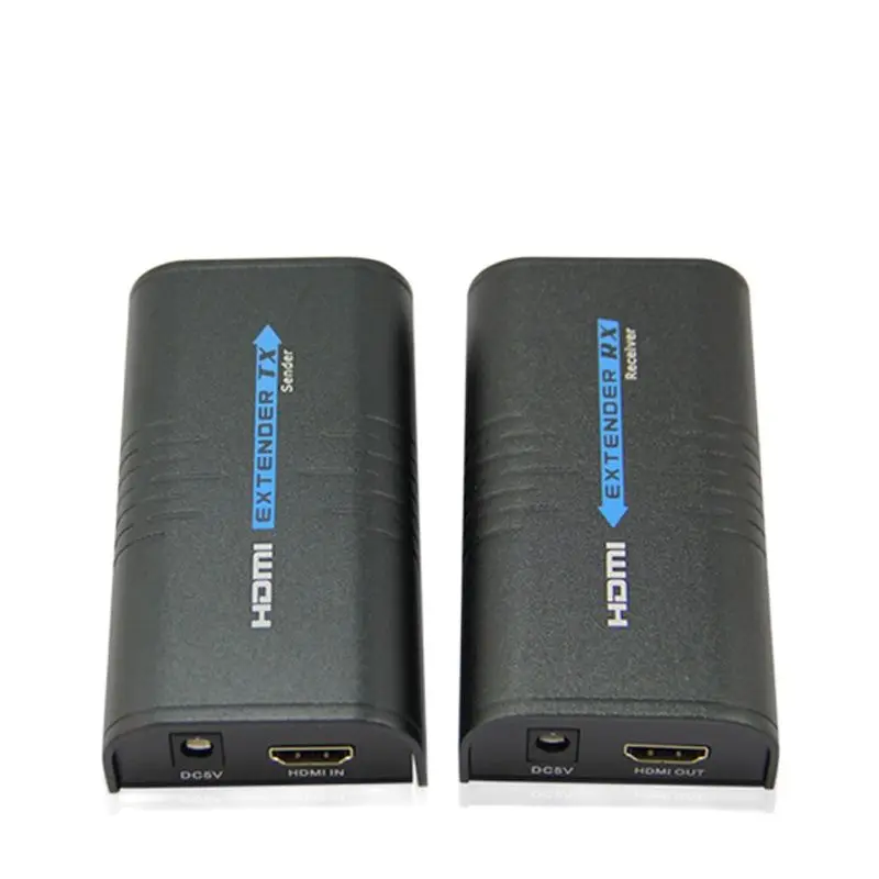 LKV373 Network Cable Extender Over Cat5 HDMI Extension Audio Video Sender Transmitter Receiver HD Image Transmission | Безопасность и