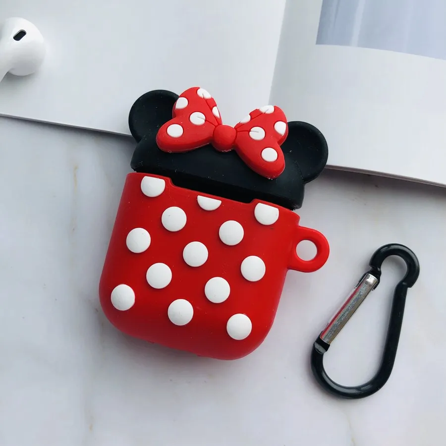 Подарочный мультяшный чехол airpod для apple airpods 1 и 2, мягкий разноцветный чехол для Airpods, силиконовый чехол, bluetooth наушники