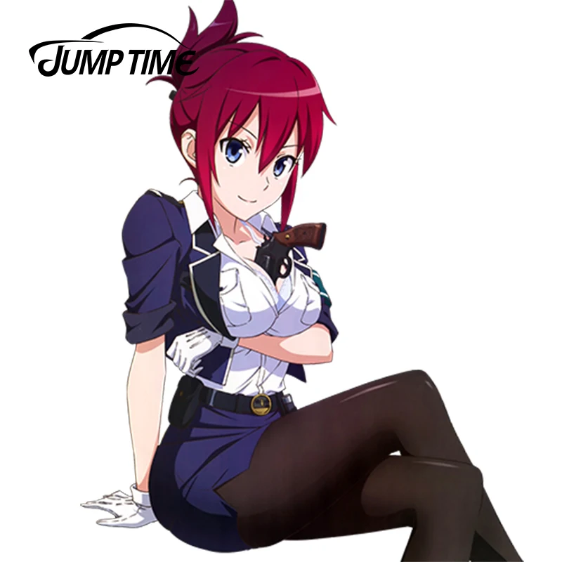 Автомобильный Стайлинг JumpTime 13 см x 10 3 сексуальное аниме горничная