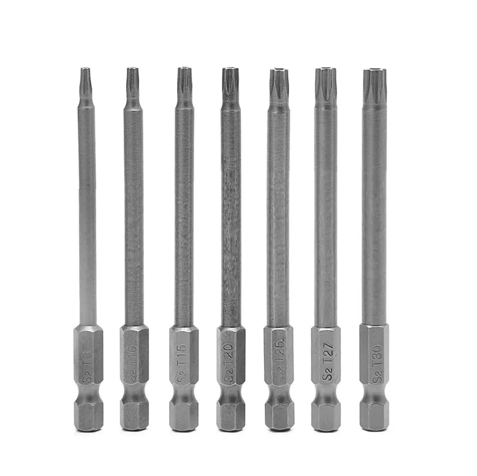 

Торцевая отвертка Torx 100 мм, сверхдлинная Шестигранная ручка, сталь S2