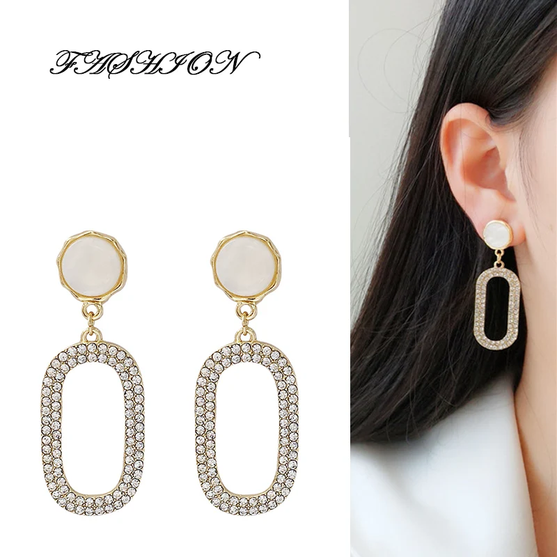 Оптовая продажа золотого цвета овальные манжеты для ушей без отверстия горный