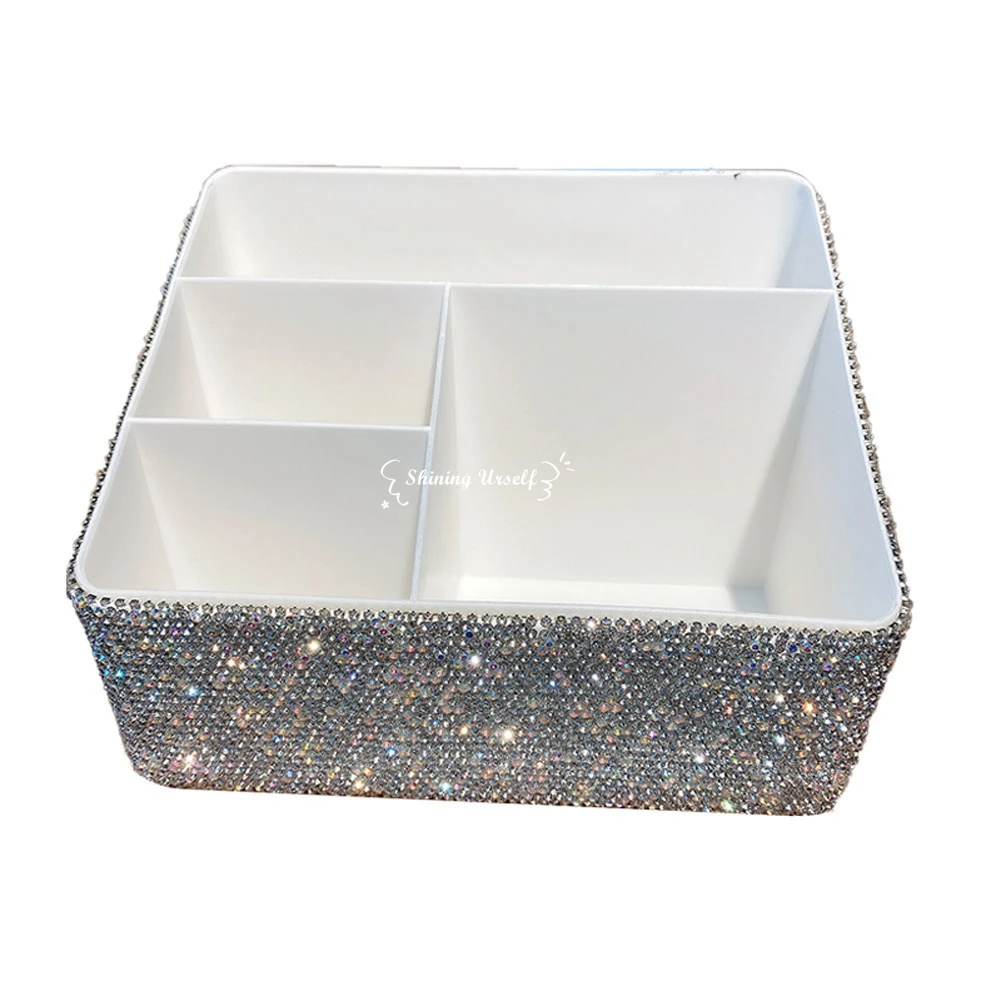 Jewelry Organizer Case Box Holder Storage Earring Ring Display Jewelry Packaging Bling Multifuntion Boxes