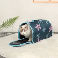 portable portable straddle oxford detachable and foldable cat bag dog carrier bags for small dogs travel backpack