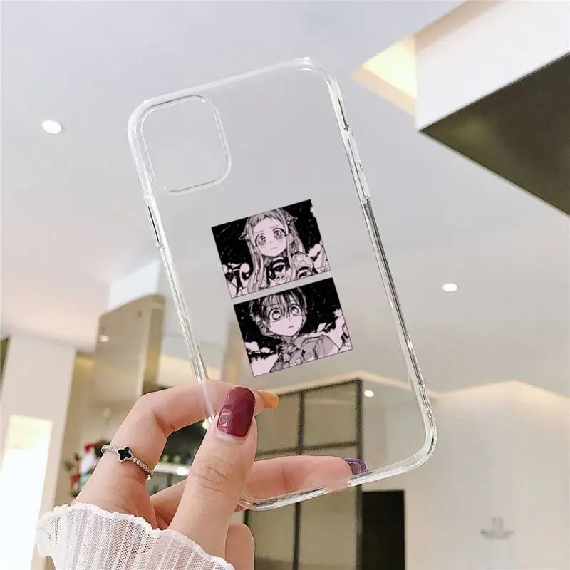 

Jamular Toilet Bound Hanako Kun Phone Case Transparent for iPhone 11 12 mini pro XS MAX 8 7 6 6S Plus X 5S SE 2020 XR