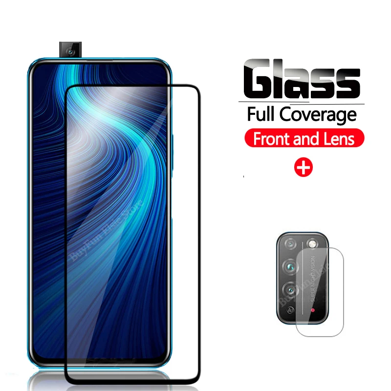 Защитное стекло для объектива камеры 2 в 1 huawei honor x10 5G 6 63 &quot2020 Защитная пленка