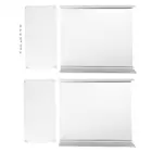 Алюминиевая проектная коробка Матовый Серебряный сплит-Тип DIY Электронный Корпус чехол Электронная Печатная плата проектная коробка 80x160x180мм