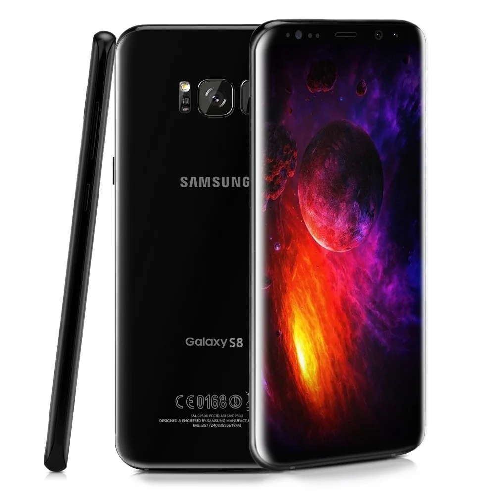 Мобильный телефон 5,8 дюймов Sprint samsung Galaxy S8 G950U 4 Гб 64 Гб Восьмиядерный Snapdragon 835 G950P 12MP NFC 4G LTE