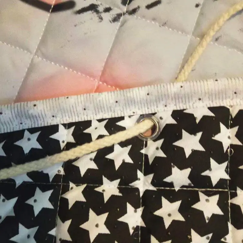 

Round Rugs Baby Play Mat Toys Storage Organizer,Nursery Rugs Large polyester Anti-slip Cartoon Animal Baby Floor Mat Game Mat Ar