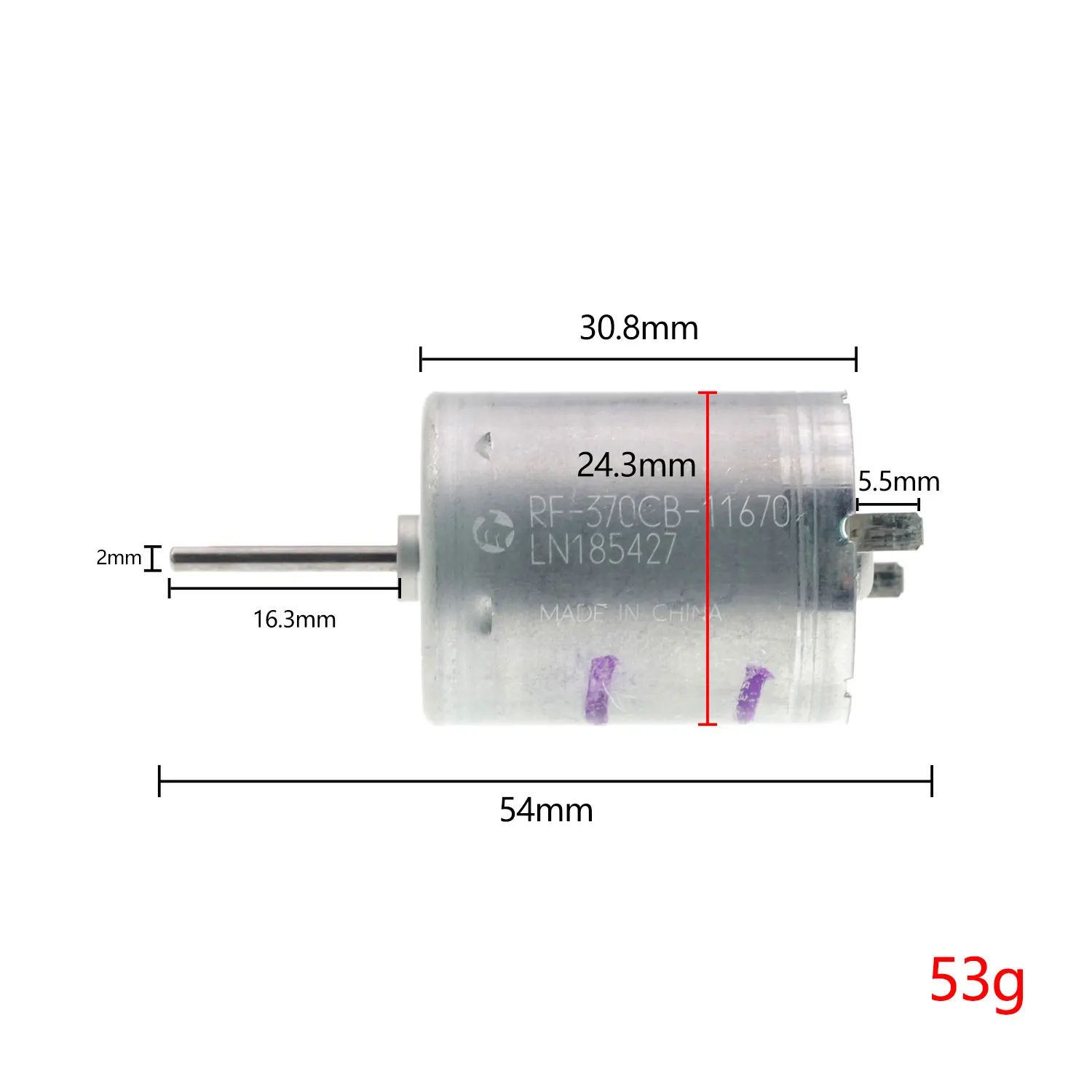 5/10 шт. RF 370CB 11670 DC 12V 24V 6250 об/мин микро мотор низкая Скорость тока низкого Шум