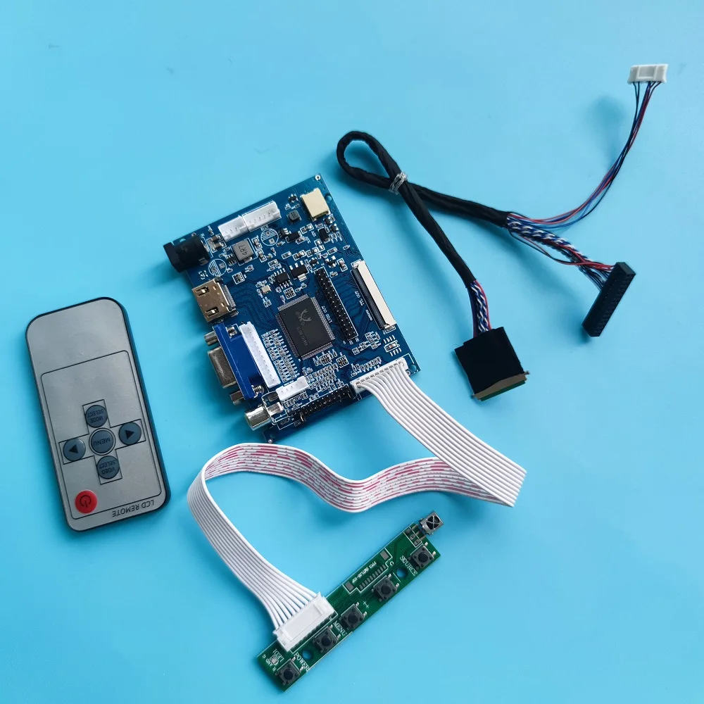 

kit Work for LTN133AT23 1366x768 40pin Controller Board 2AV VGA AV LED HDMI LCD Screen remote display monitor panel driver