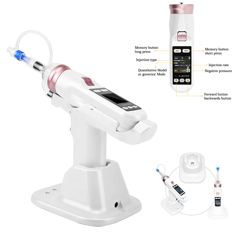 

Korean Female Celebrity Special Facial Water Device Treatment Beauty Machine Negative Pressure Meso Gun Facial Muscles Treatment