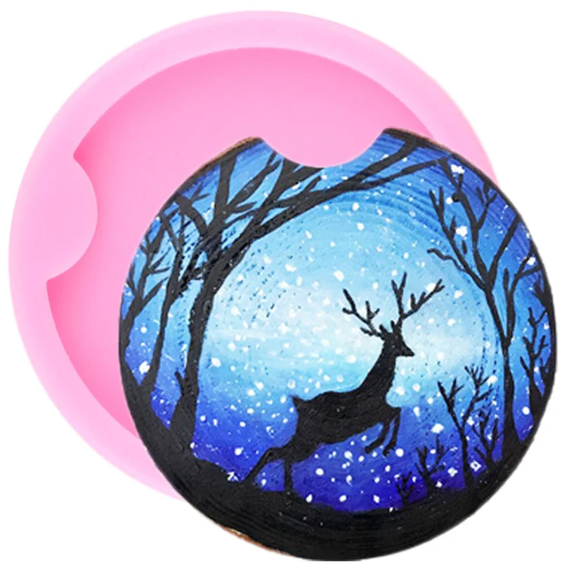 Geode Автомобиль Подставка форма для брелоков агат силиконовые формы сделай сам