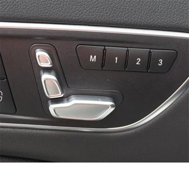 Window Seat Button Panel Interior Chromium Automovil Bright Sequins Modification Decoration 18 19 FOR Mercedes Benz GLE Class | Автомобили