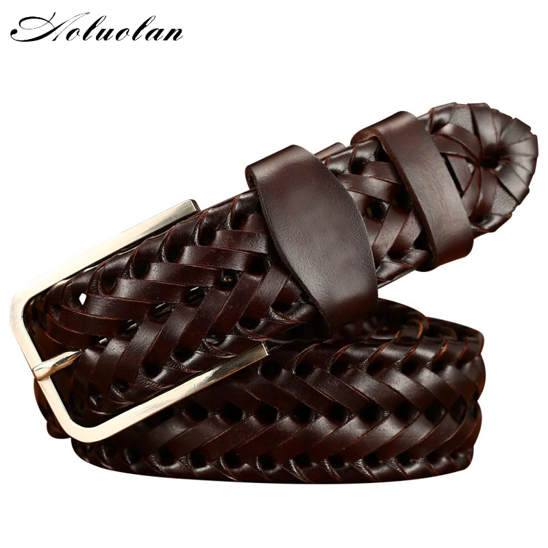 Aoluolan designer luxury belts womens mens Belt Braided Elastic Waist Straps Stretch | Аксессуары для одежды