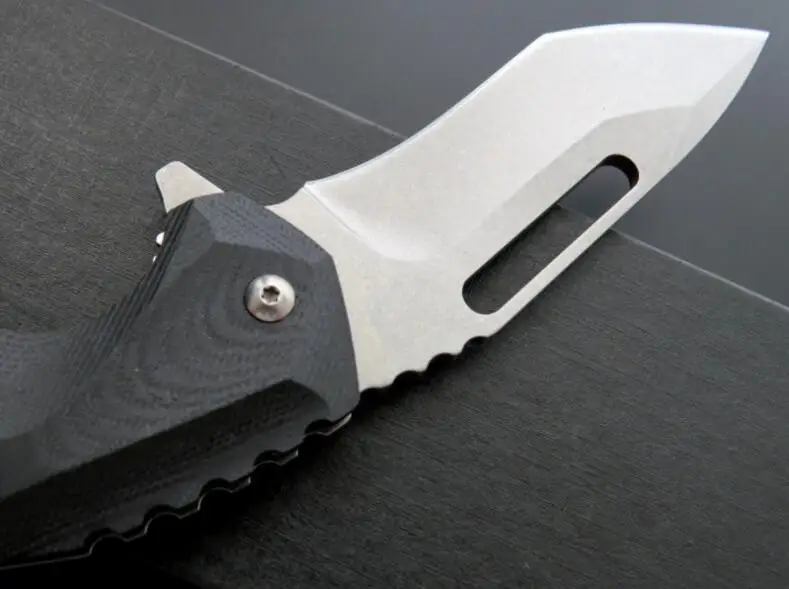 Складной нож EF48 440C карманный Клинок с рукояткой из G10 для ежедневного