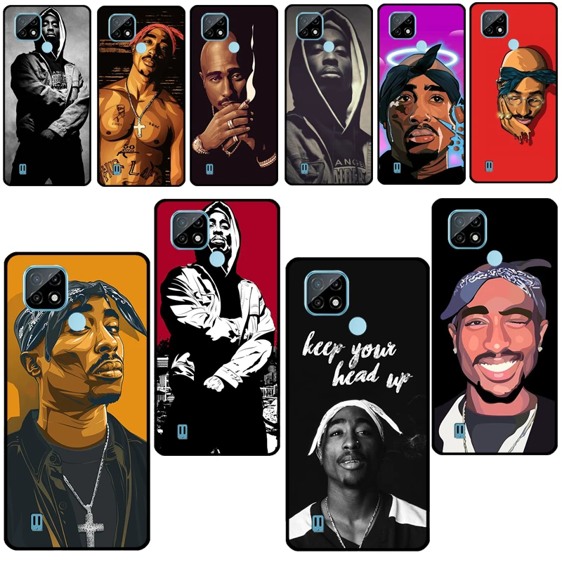 2Pac Тупак Шакур Рэппер для OnePlus Nord 2 8T 9R 7 8 9 Pro Чехол телефона Realme C3 C21 GT Neo Q3 6 - купить