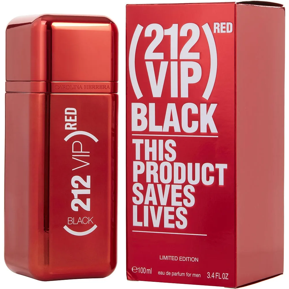 

Black and Red Men's EDP Parfume 100ml New 212VIP Red Bottle Parfume