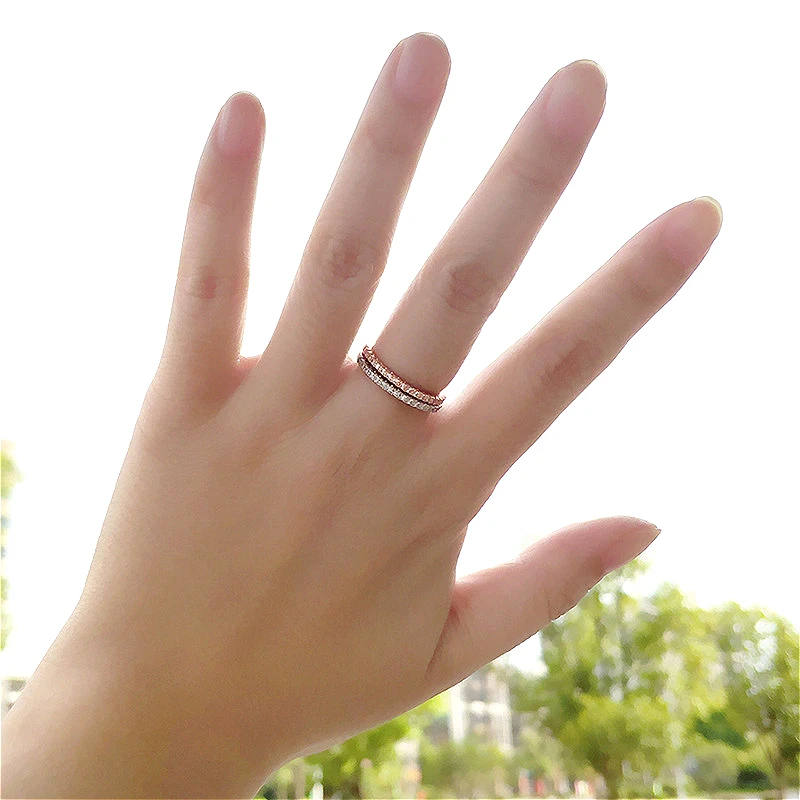Одиночная распродажа стильное обручальное кольцо для женщин и мужчин лаконичное