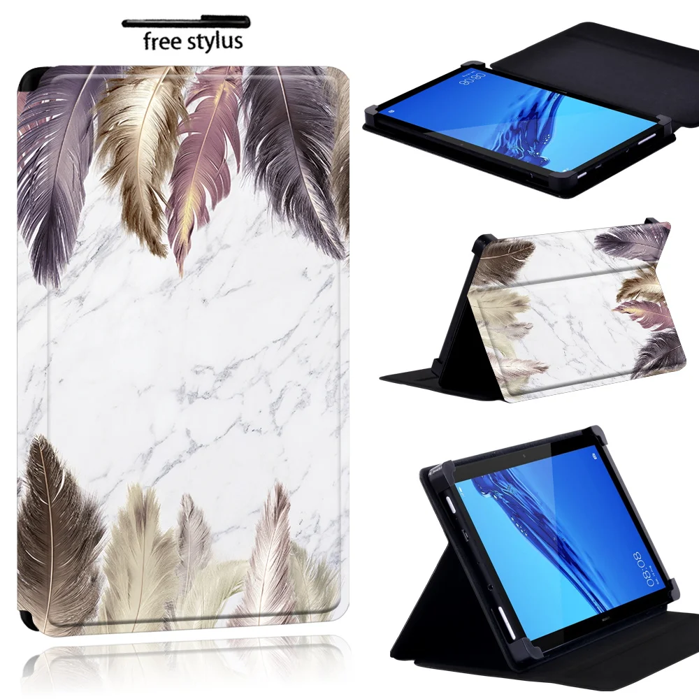 Чехол-книжка для планшета Huawei MediaPad (T1/T3) 8 0/MediaPad 7 (T1/T5)10/T3 10 9 6/T2 PRO-чехол с перьями |