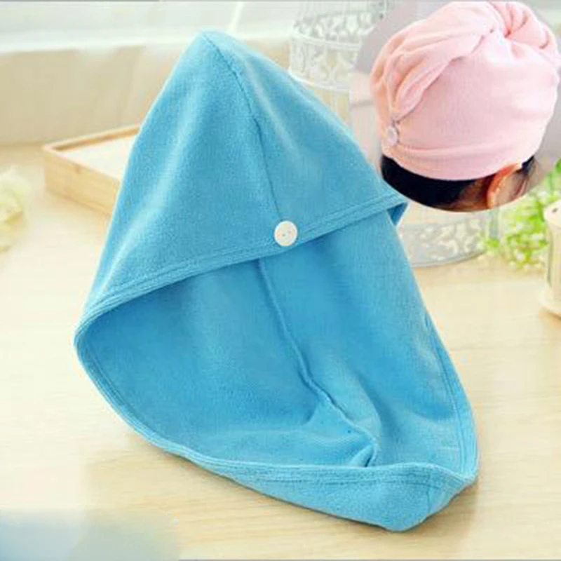 Быстросохнущее женское банное полотенце 1 шт. мягкая шапка для душа головной