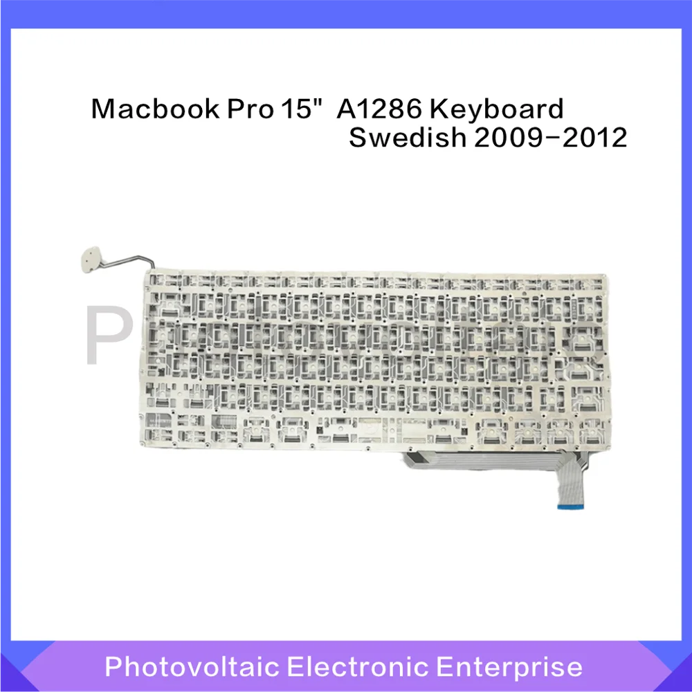 Новинка для MacBook Pro 15 4 &quotA1286 SE шведская клавиатура с подсветкой 2009 2012